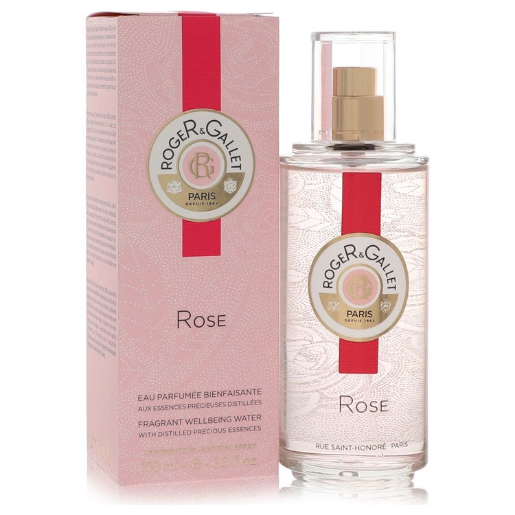 Roger & Gallet Rose by Roger & Gallet Fragrant Wellbeing Water Spray 3.3 oz for Women