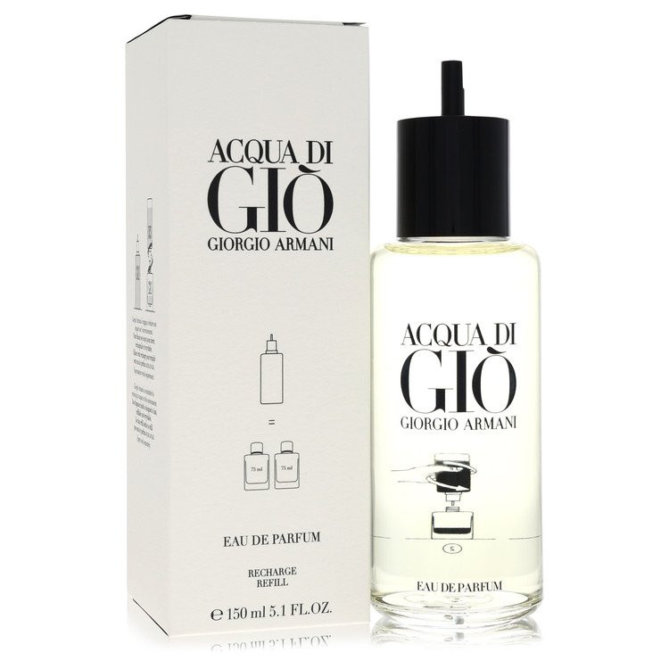 Acqua Di Gio by Giorgio Armani Eau De Parfum Refill 5.1 oz for Men