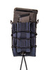 High Speed Gear Double Decker TACO rifle and pistol magazine pouch in black, front view