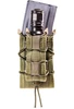 High Speed Gear Double Decker TACO rifle and pistol magazine pouch in olive drab, front view