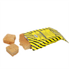 Mayday 2400 Calorie Emergency Food Bar open package showing single apple cinnamon food bar partially removed from resealable pouch
