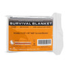 NAR Survival Blanket compactly folded in its original packaging, measuring 5 inches by 3 inches.