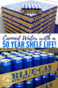 Blue Can Long Term Emergency Drinking Water - 50 Year Shelf Life 