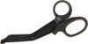 NAR Trauma Shears ZZ-0064 6.25 inch compact black stainless steel paramedic shears front view