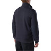 Rear view of 5.11 Job Shirt ¼ Zip 2.0 showing no-roll collar and durable ribbed hem. | Fire Navy