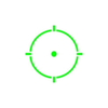 Holosun HE507K-GR X2 green reticle with 32 MOA circle and 2 MOA dot