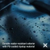 Vertx RLT 50L Duffel Bag VTX-VTX5096 close-up of water beading on PU-coated ripstop exterior material
