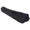 Snugpak Special Forces Complete System black outer sleeping bag rolled lengthwise without compression sack showing full system length and lightweight shell fabric