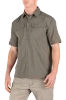 5.11 Tactical Freedom Flex Short Sleeve Shirt - Ranger Green - Front Angle View