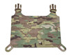 Esstac Daeodon PALS Panel MultiCam front view showing laser cut PALS webbing rows and WASM buckle mounts at top corners