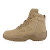 Reebok Rapid Response RB8694 Desert Tan left side view showing YKK zipper pull and closure
