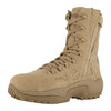 Reebok Rapid Response RB8894 Desert Tan left angle view showing YKK side zipper