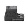 Holosun EPS Carry black front left angle view showing solar panel and mounting footprint