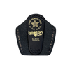 Boston Leather Slide on Extra Large Quick Release Cuff Case, Basketweave