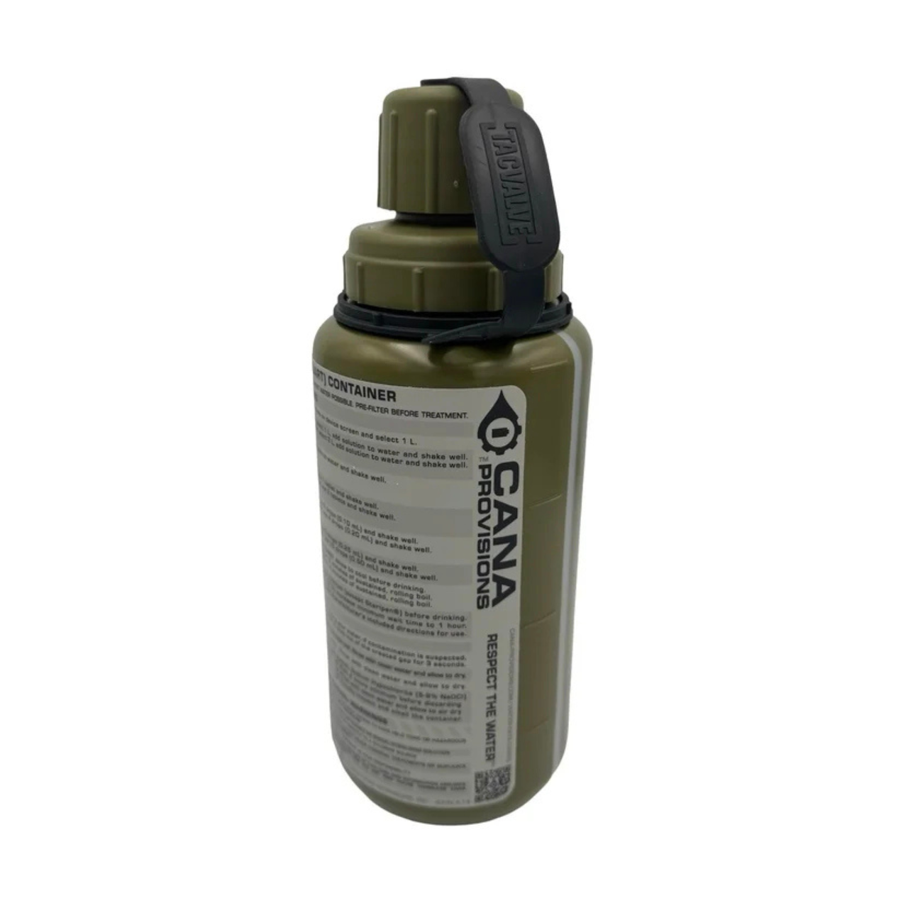 実物 CANA PROVISIONS MODCAN水筒 ガスマスク対応 Cana Provisions X TacValve Water Data MODCAN - Off Grid Warehouse
