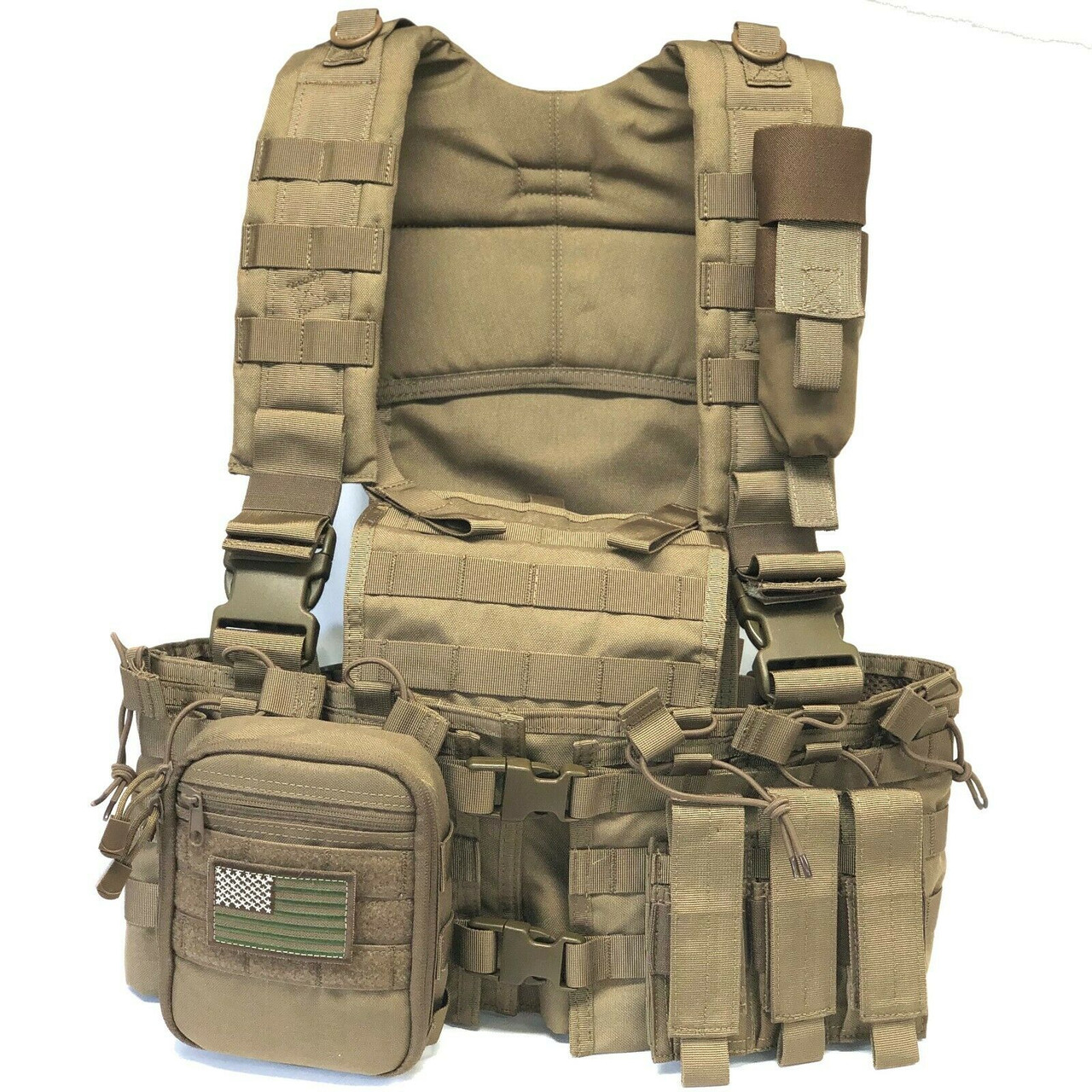 Spec Operator Condor Tactical Pro Chest Set w/ Six built-in AR/M4 Mag ...
