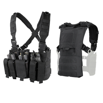 Condor Recon Chest Rig & Hydro Harness Black