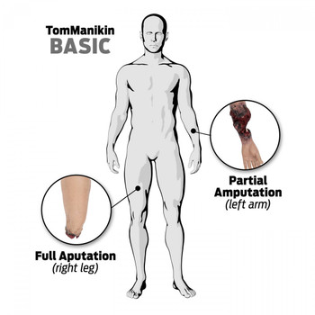 North American Rescue TOMManikin Basic Patient Emergency Training Simulator