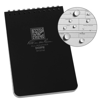 Rite in the Rain DOPE Logbook