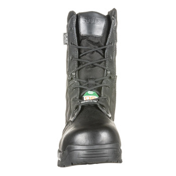 Detail of ASTM/CSA CARBON‑TAC protective toe on 5.11 A.T.A.C.® 2.0 8″ Shield Boot.