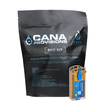 Cana Provisions X Aqua Research H2GO Global Chlorine Disinfectant Generator Pro Kit 