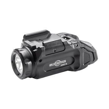 SureFire XC3-A 550-lumen compact handgun light in black on Picatinny rail