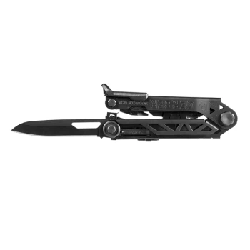 Gerber Center-Drive multi-tool closed at 4.7 inches in silver and black finish