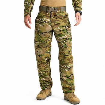 5.11 Tactical Relaxed Fit MultiCam TDU Cargo Pant - Front View