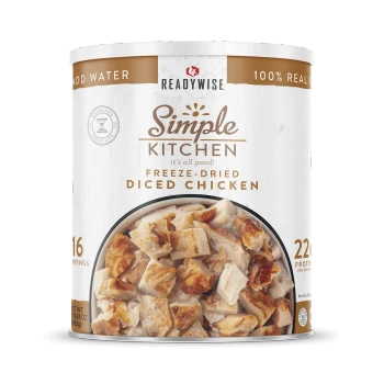 ReadyWise Simple Kitchen #10 Can Freeze-Dried Diced Chicken