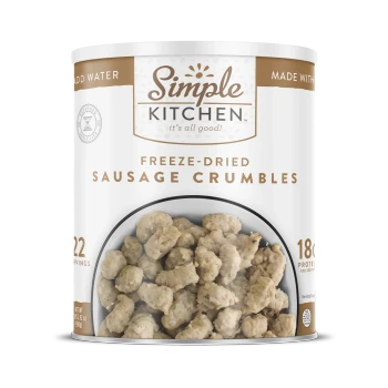 ReadyWise Simple Kitchen #10 Can Freeze-Dried Sausage Crumbles