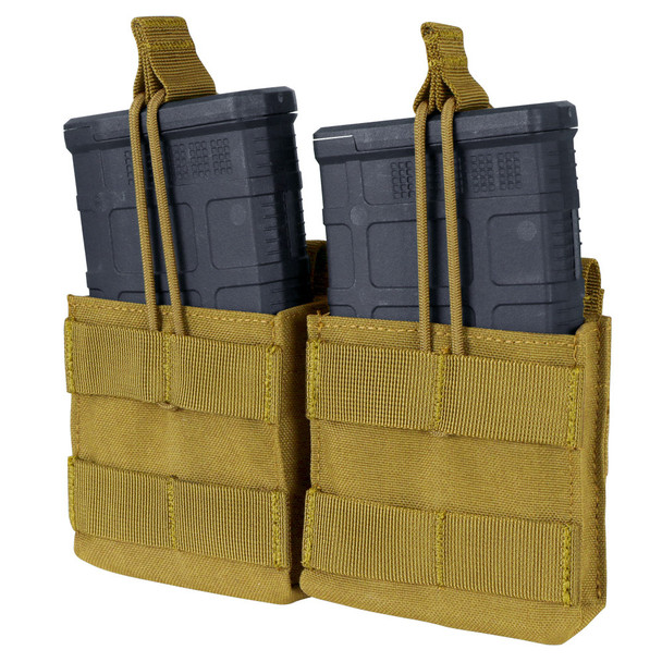 Condor Double M14 Open Top Mag Pouch Coyote Brown