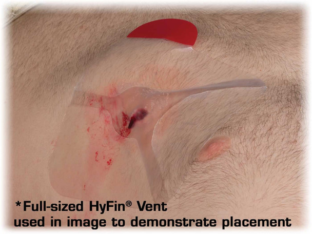 North American Rescue HyFin Vent Compact Chest Seal Twin Pack 