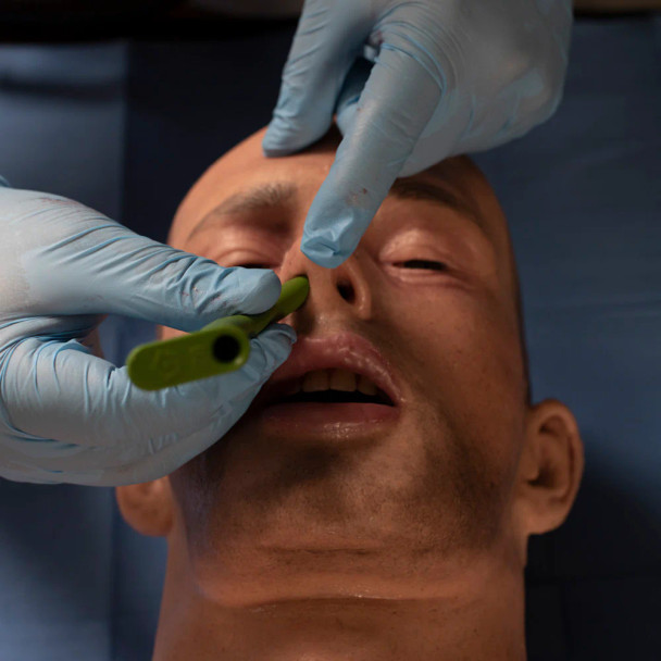 Safeguard Medical Pre-Lubricated Nasal Airway Application