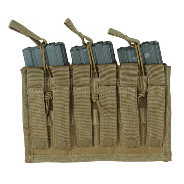 Voodoo Tactical Triple M4/M16 Open Top Mag Pouch