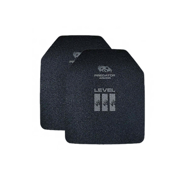 Predator Armor Lightweight Polyethylene Level III Plate (Set of Two)