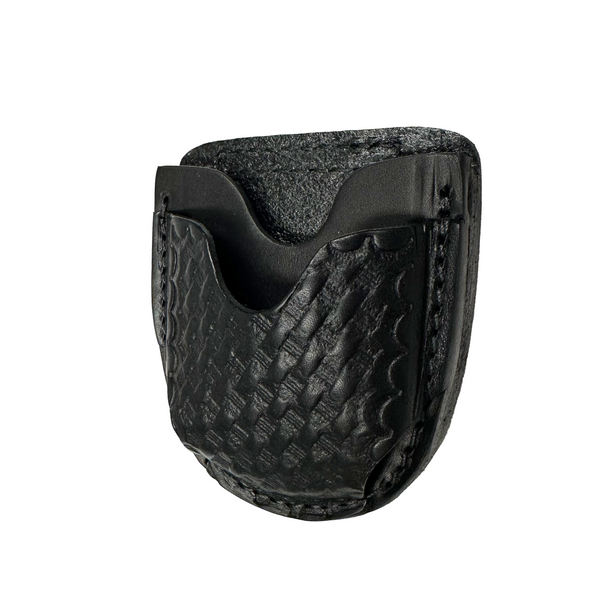 Boston Leather Open Top Cuff Case | Basketweave