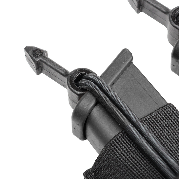 Blue Force Gear Double Pistol MAG NOW Pouch black showing pull tab detail