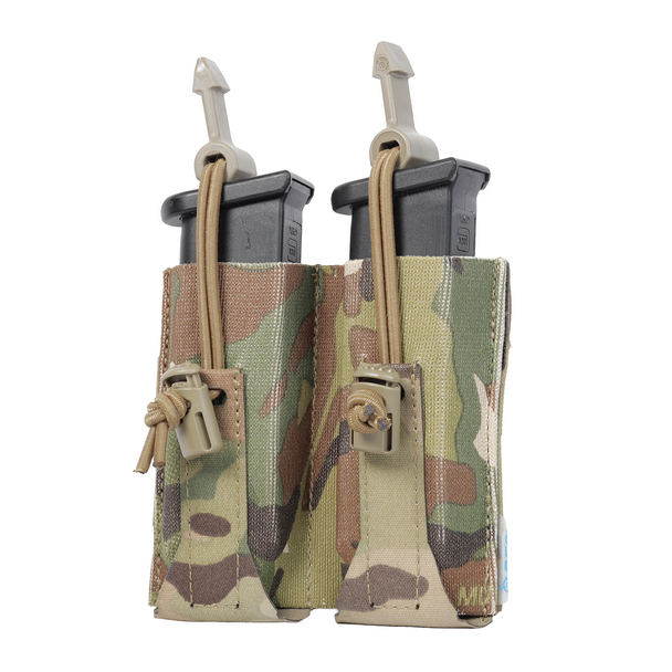 Blue Force Gear Double Pistol MAG NOW! Pouch Multicam