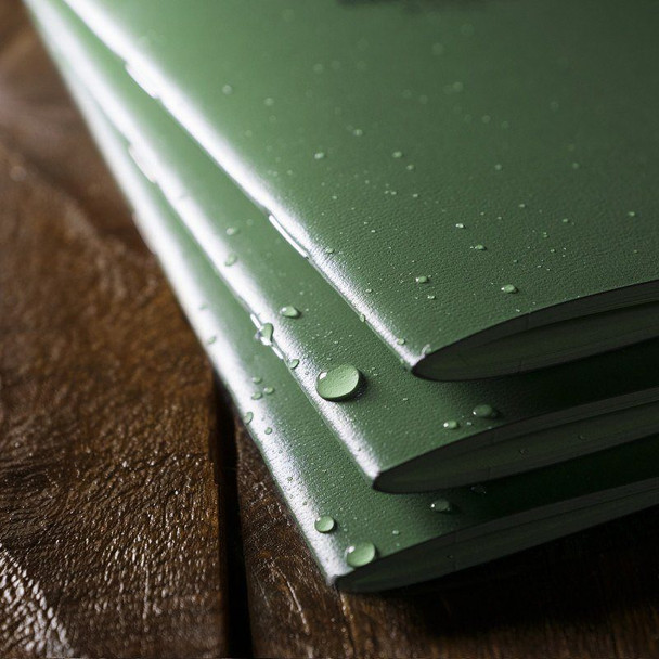 stapled waterproof notebook
