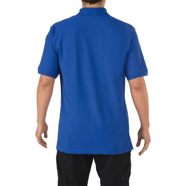 Back view of 5.11 SS Utility Polo showing professional tactical styling and regular fit. | Academy