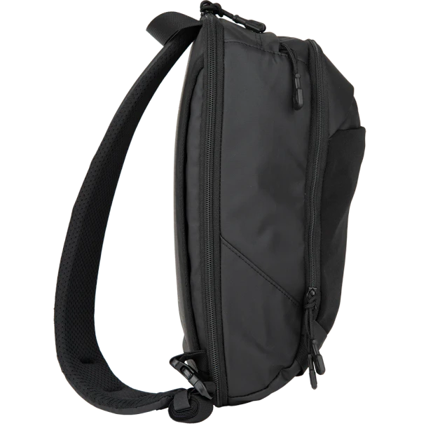 Vertx Urban Ghost Sling 10L VTX5304 black right side profile showing back panel and single shoulder strap attachment
