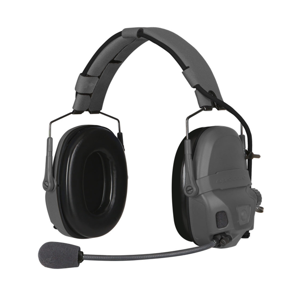 Ops Core AMPs Headset with Comms Gray