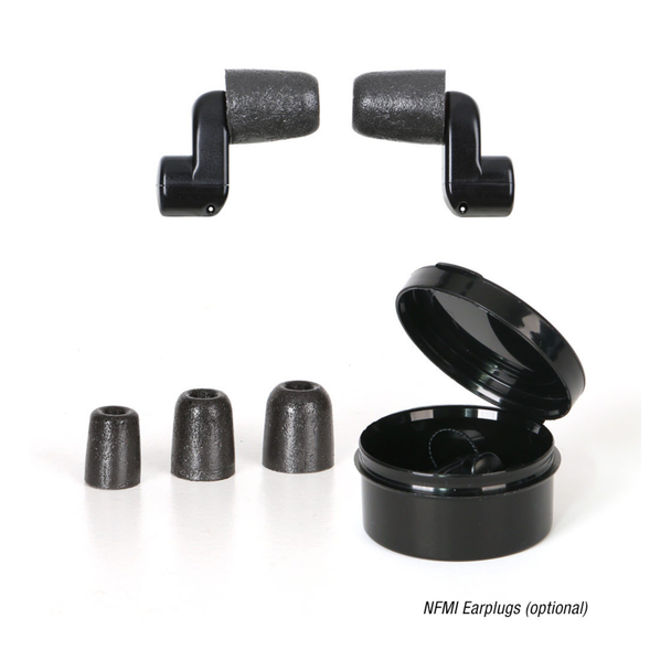 Ops Core AMPs Headset with Comms NFMI Earplugs