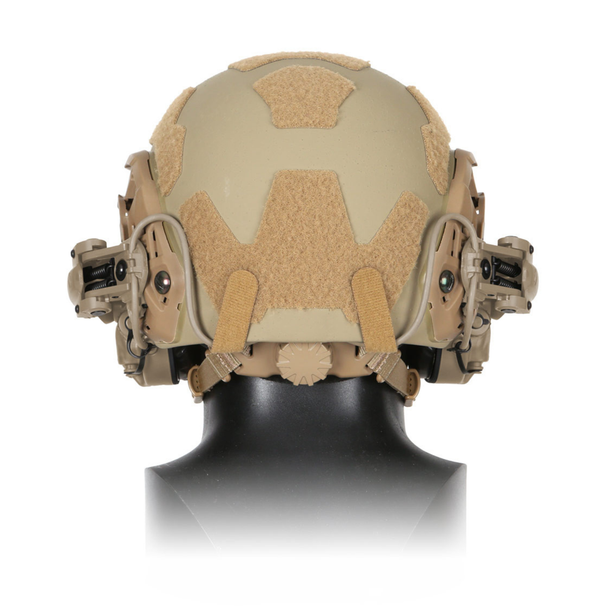 AMP Headset on Ops Core Ballistic Helmet