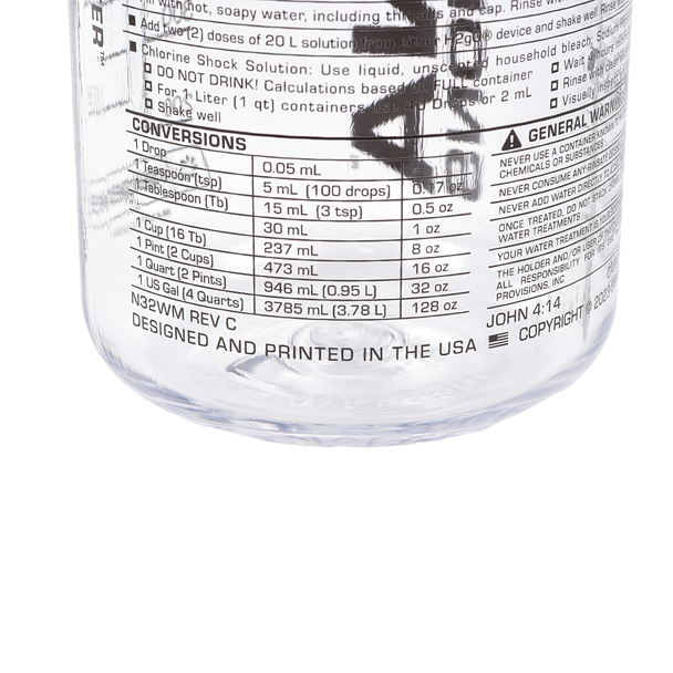 Cana Provisions Water Data Nalgene - Wide Mouth 32oz