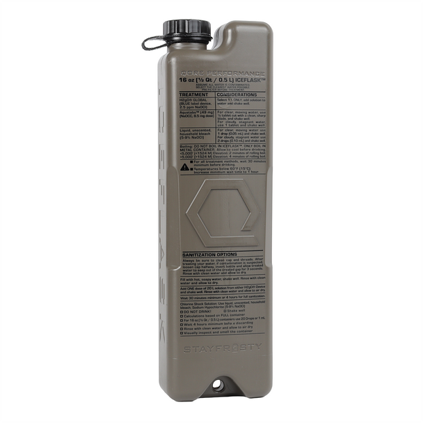 Cana Provisions X Qore Performance Water Data ICEFLASK front