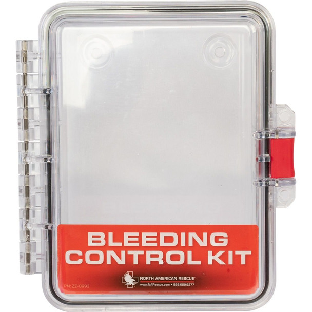 North American Rescue Individual Public Access Bleeding Control Clear Wall Case