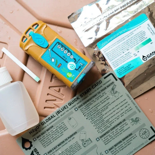 Cana Provisions X Aqua Research H2GO Global Chlorine Disinfectant Generator Pro Kit 