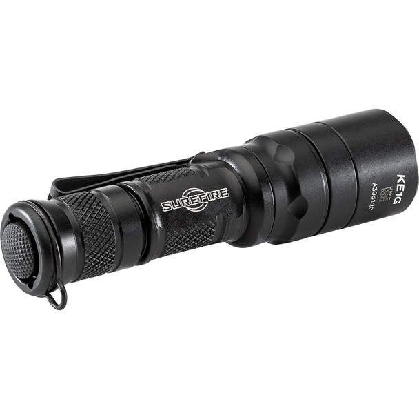 SureFire EDCL1-T EDC flashlight tailcap switch and body profile side view