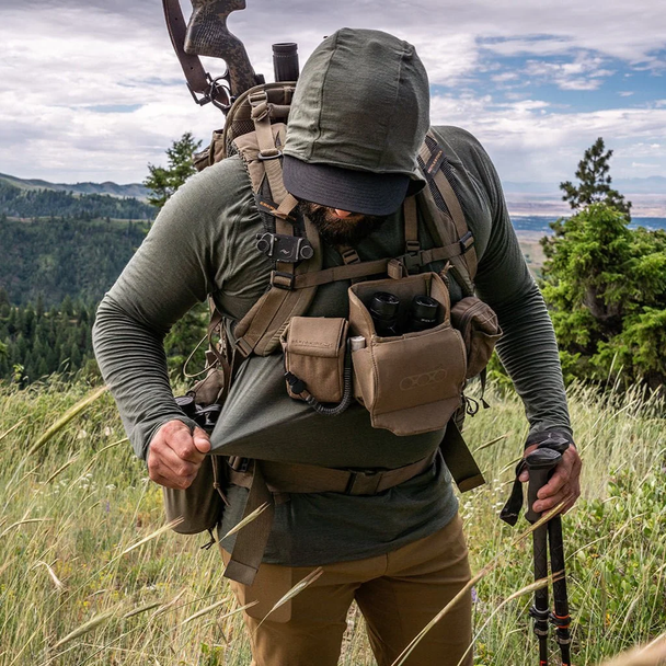 Eberlestock Lochsa 180 Merino Hoody - Loden - Hiking with Backpack